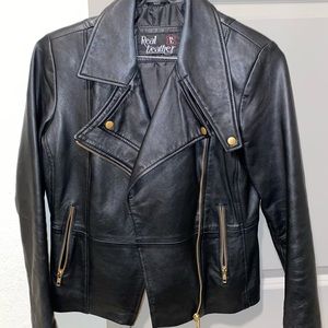 women’s leather jacket